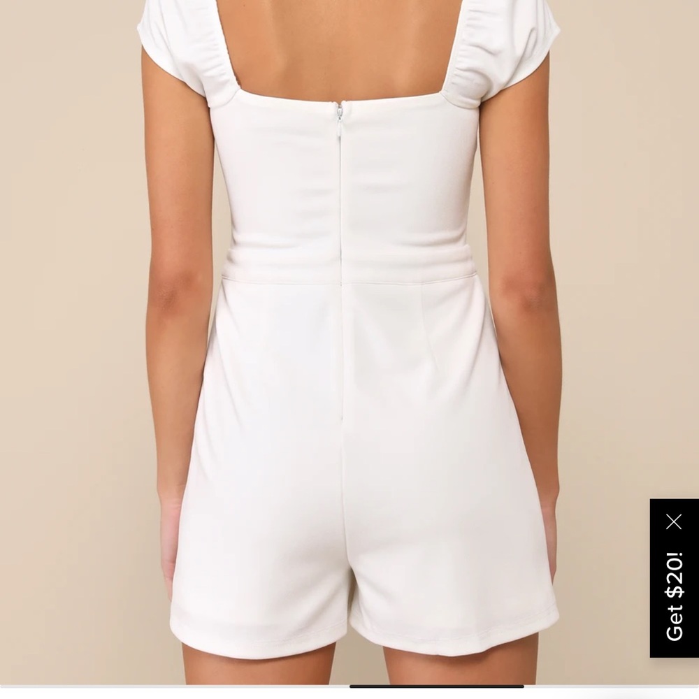 Lulu's White Romper - Picture 2 of 6